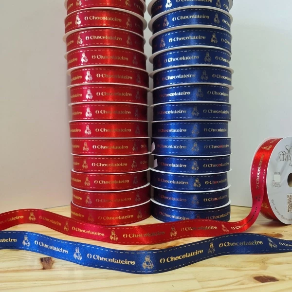 Fita de Cetim Personalizada de 22mm